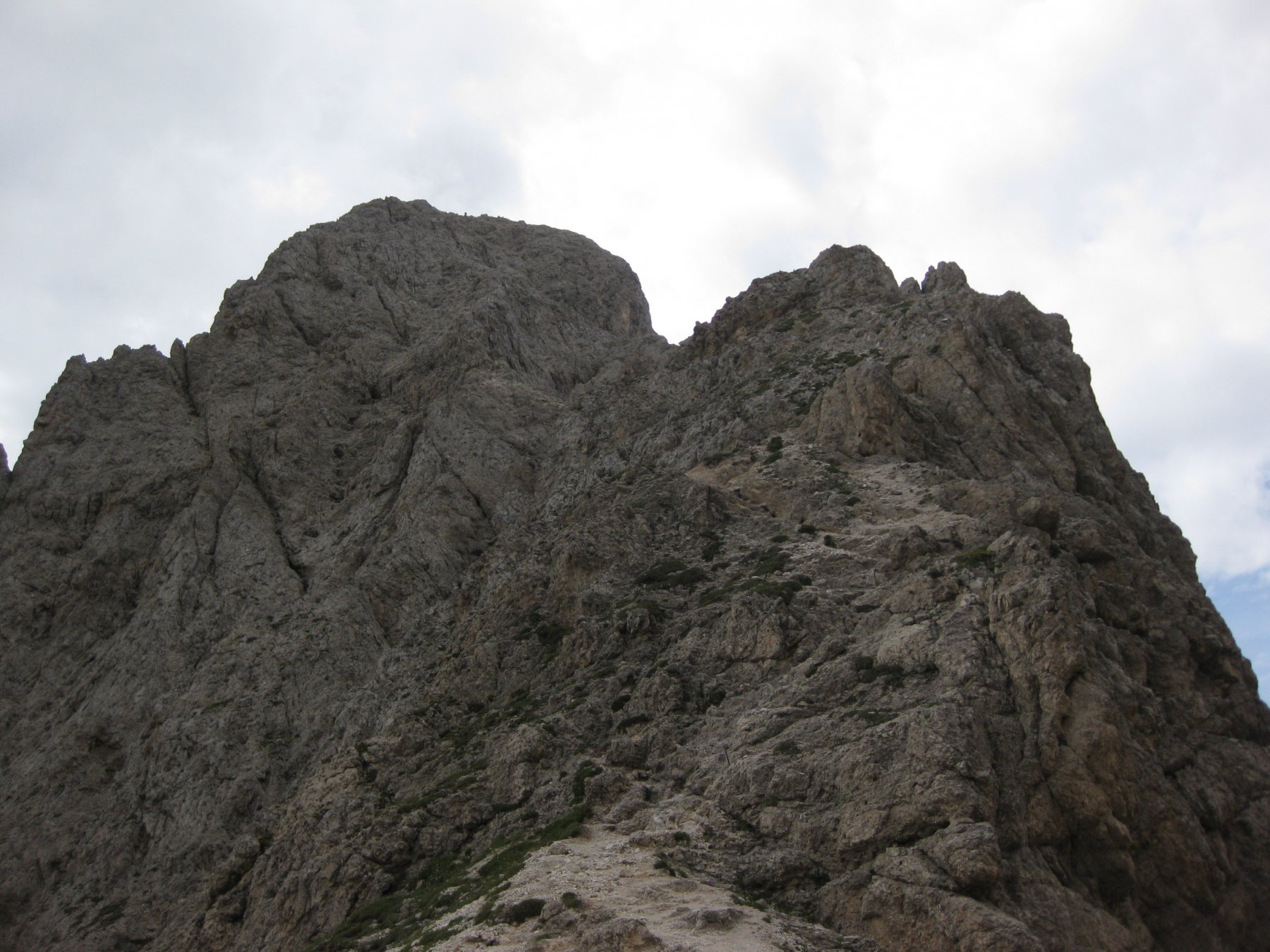 la roda vista dal passo vajolon