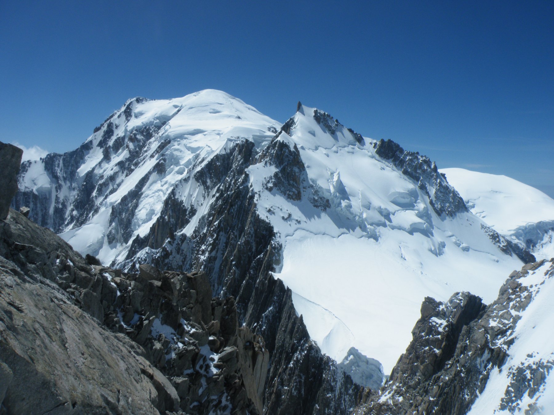 Monte Bianco e Mont Maudit dal Tacul