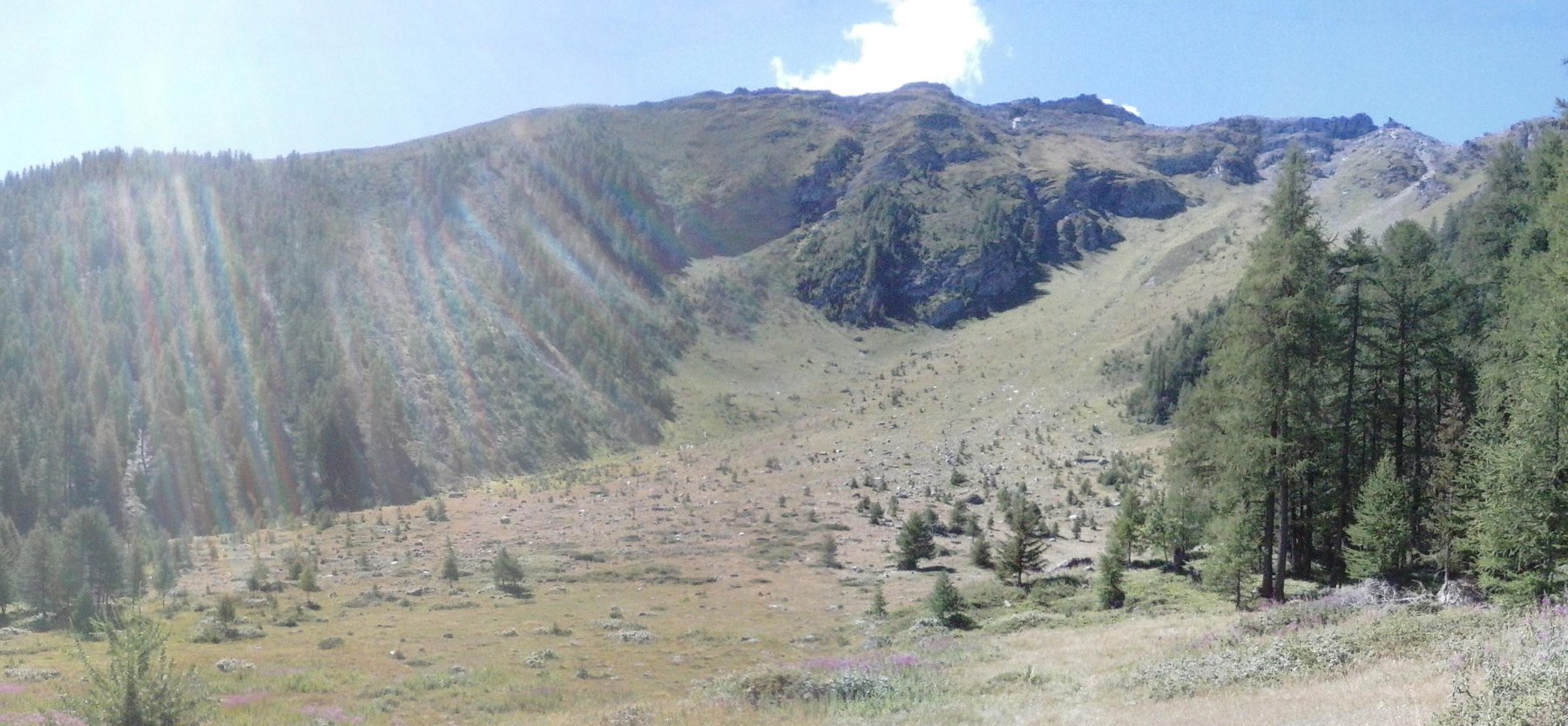 il bel pianoro di Plan Bry..