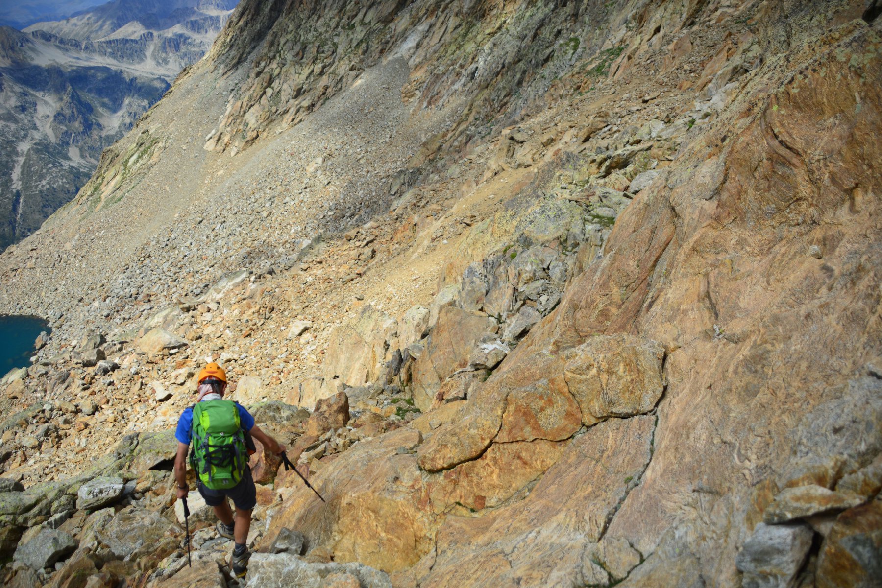 verso il canale della forchetta dal Baus