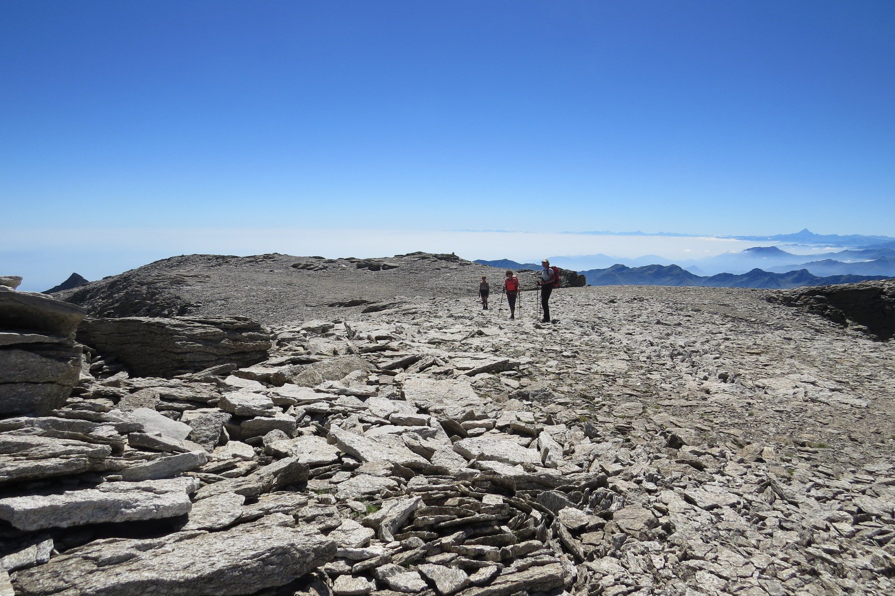 In partenza per la discesa