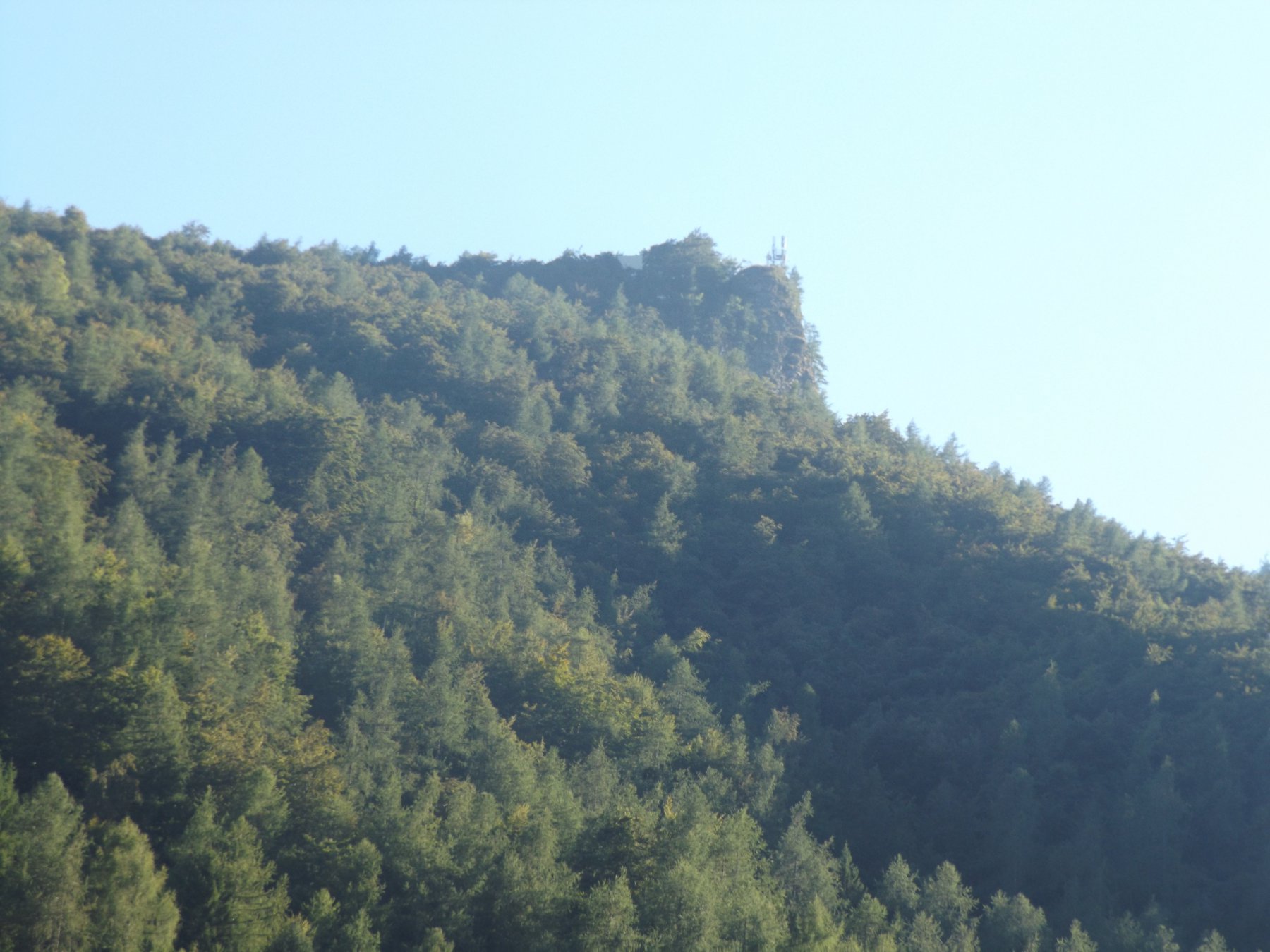 Rocca di Nona vista dalla partenza