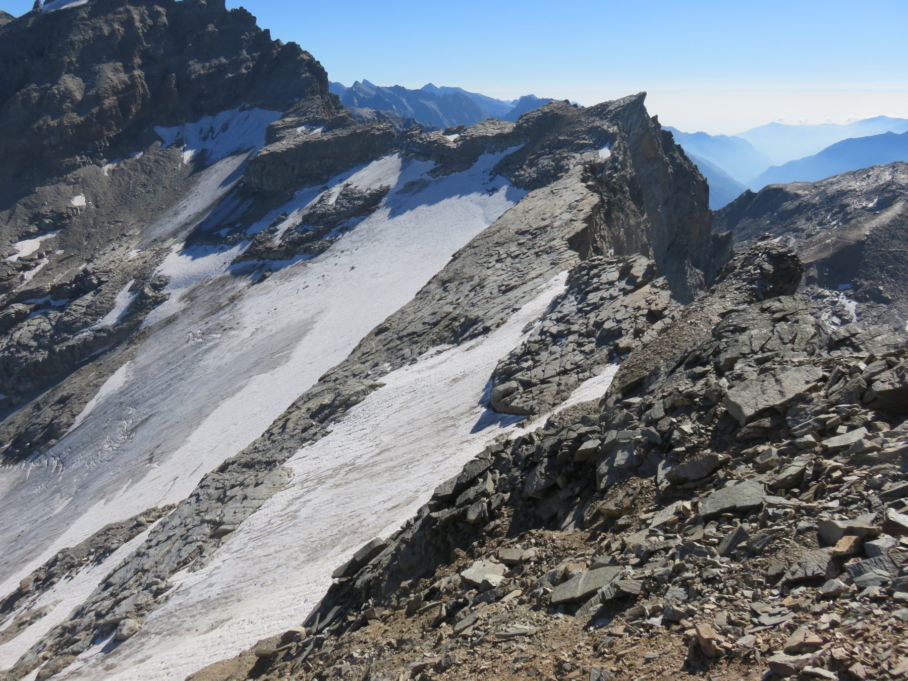 Vista dalla sella di quota 3178