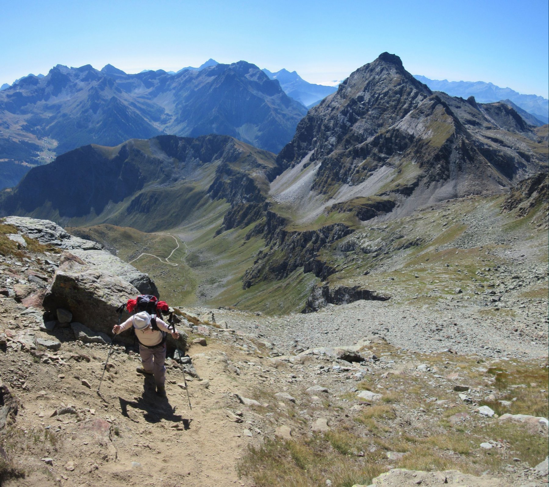 Sentiero sempre più ripido