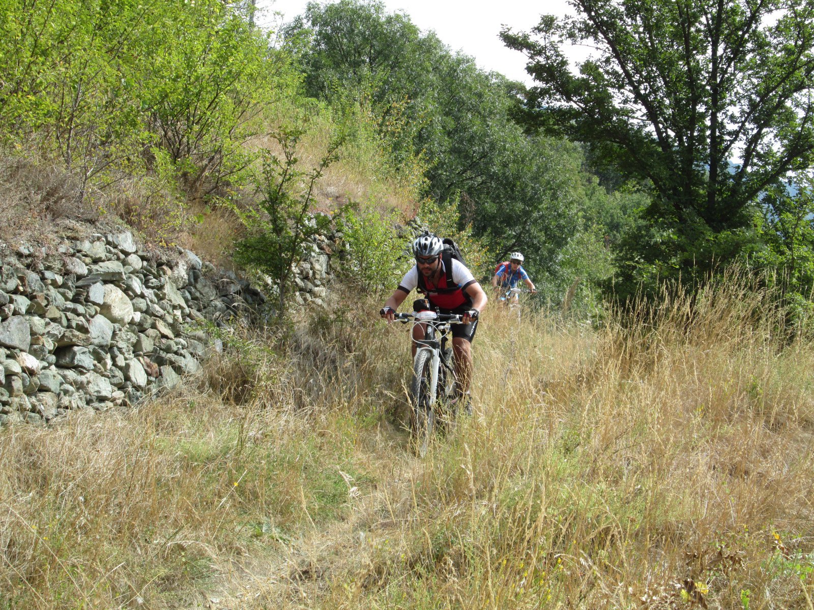 il breve tratto di discesa tecnica