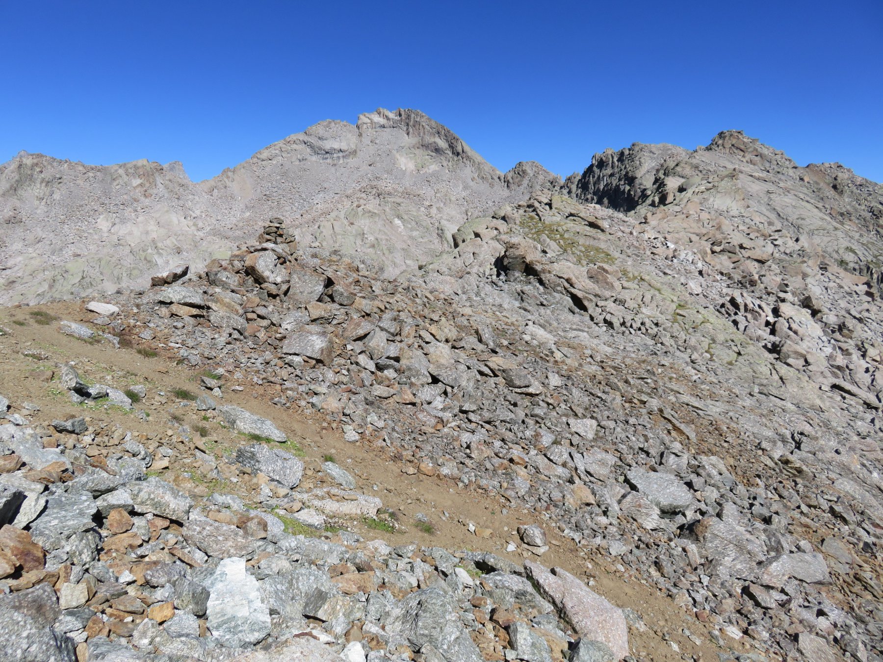 Arrivo al Passo di Lago Gelato