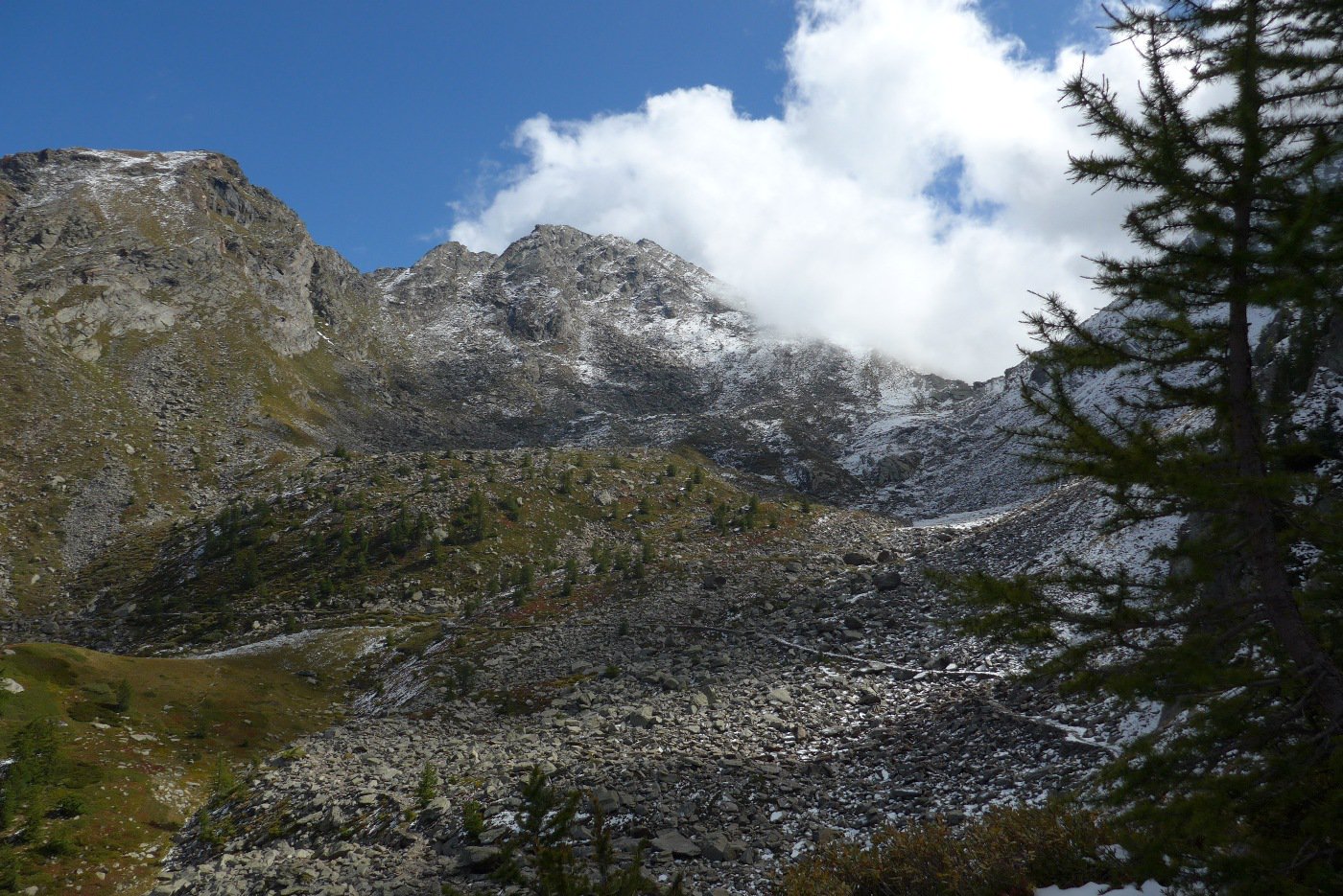 Il bel vallone prima dei laghi