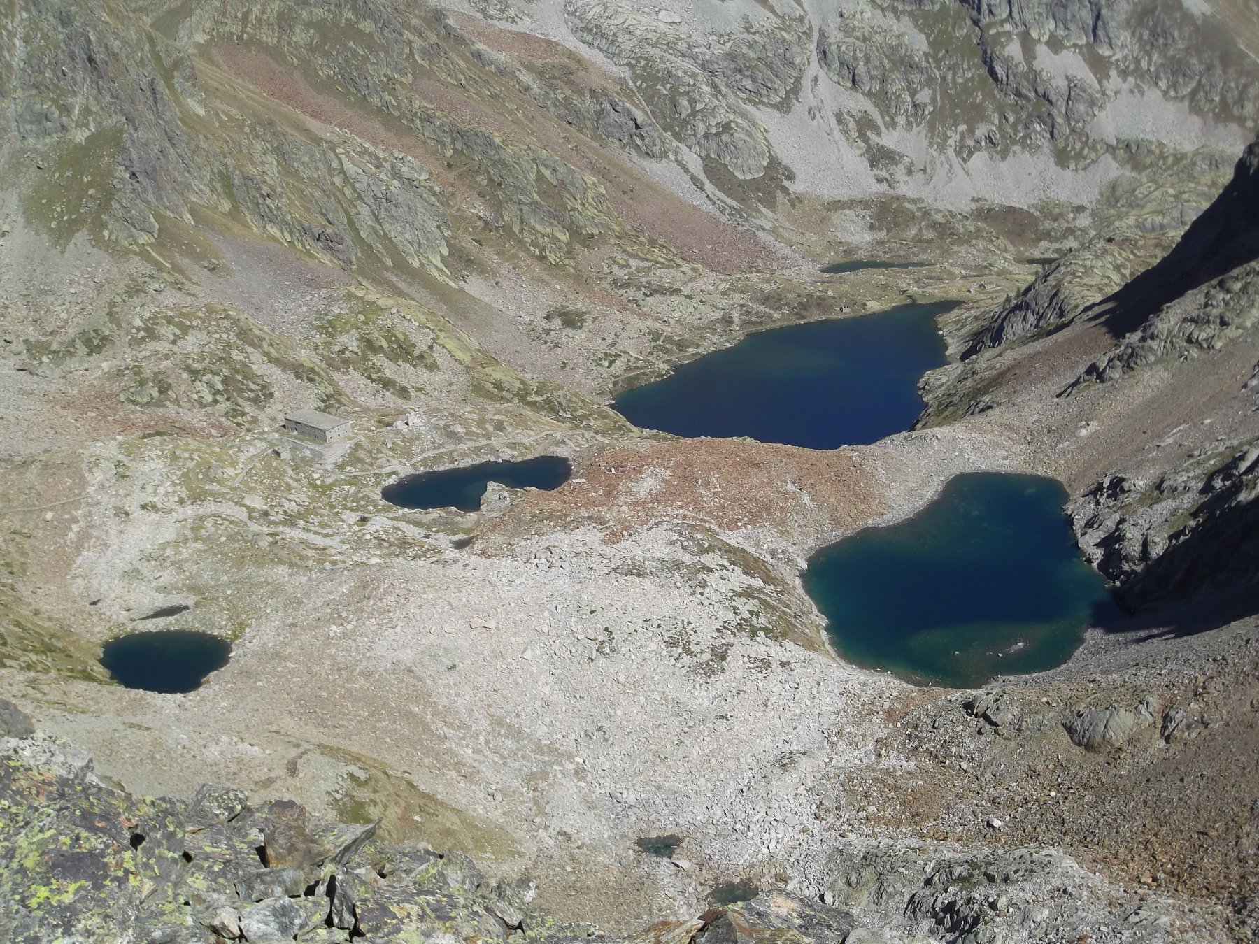 Laghi di Vallescura da Cima Tavels.