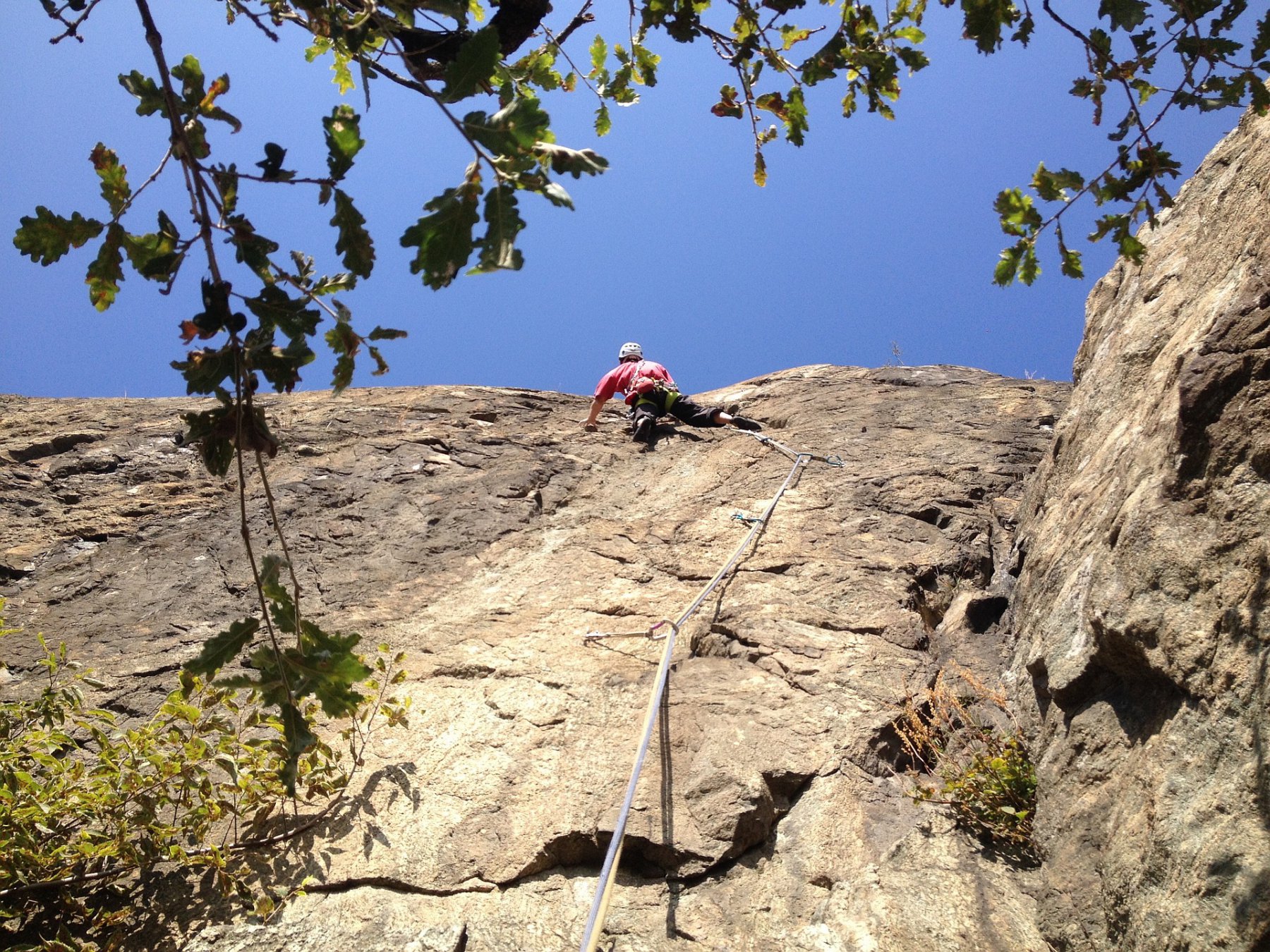 Il primo tiro nella versione prima della richiodatura