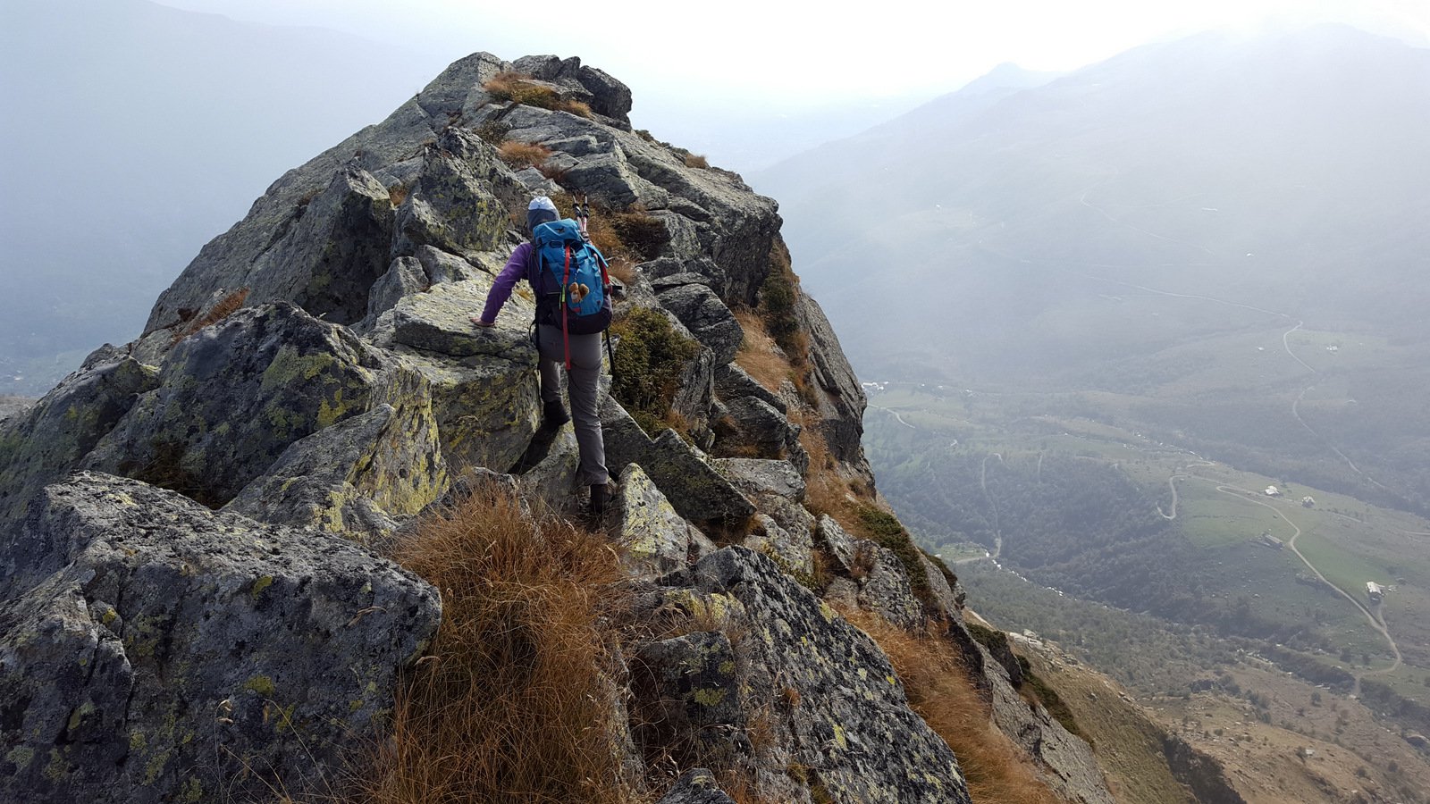 Salendo al Corno Battaglia