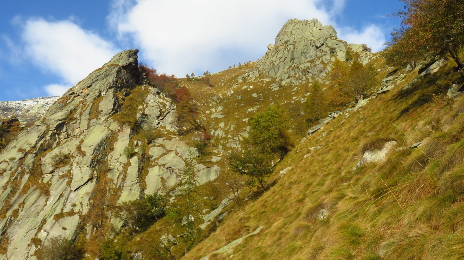Ambiente, severo e faticoso, di salita 