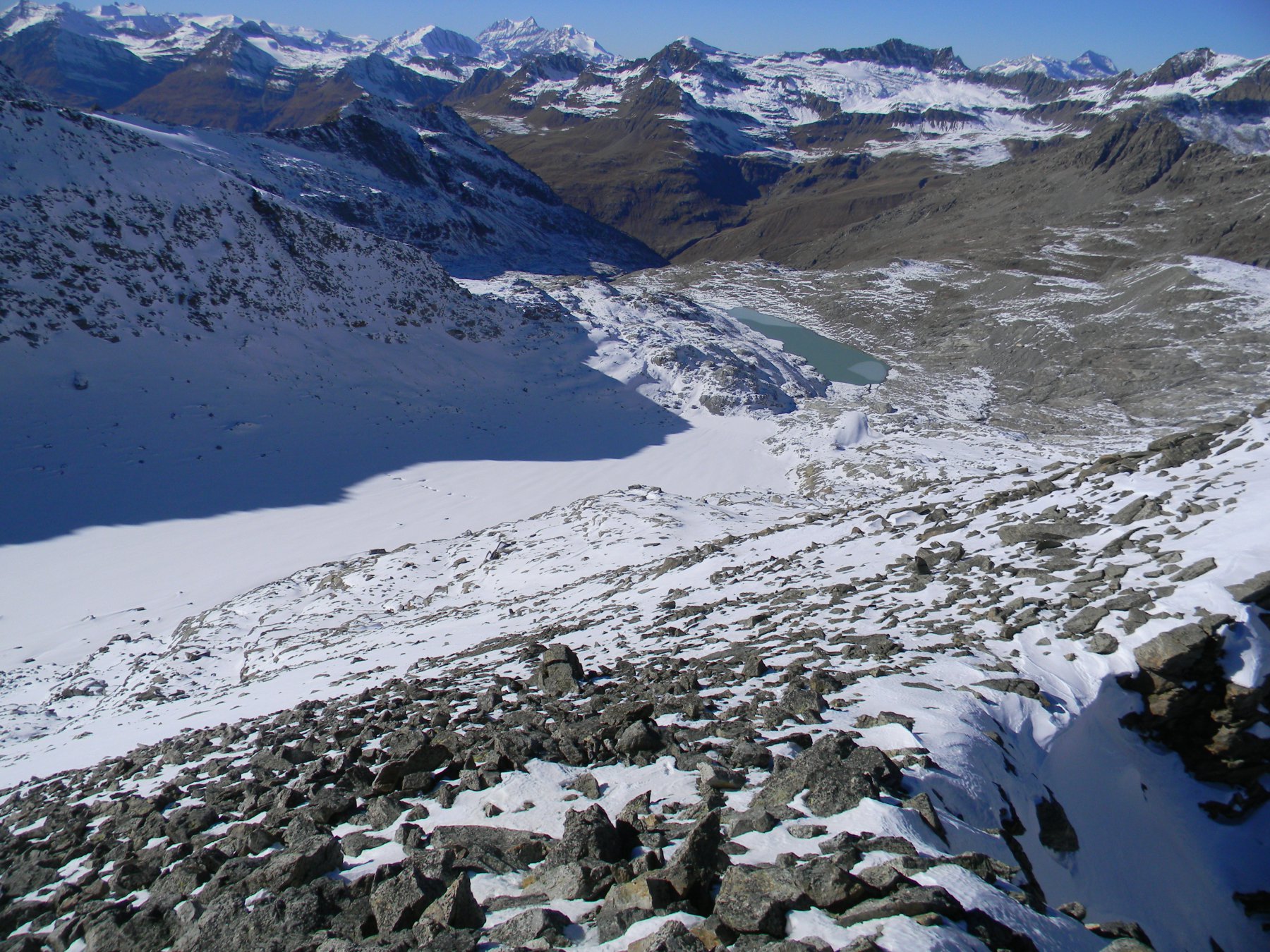 dalla cima il percorso