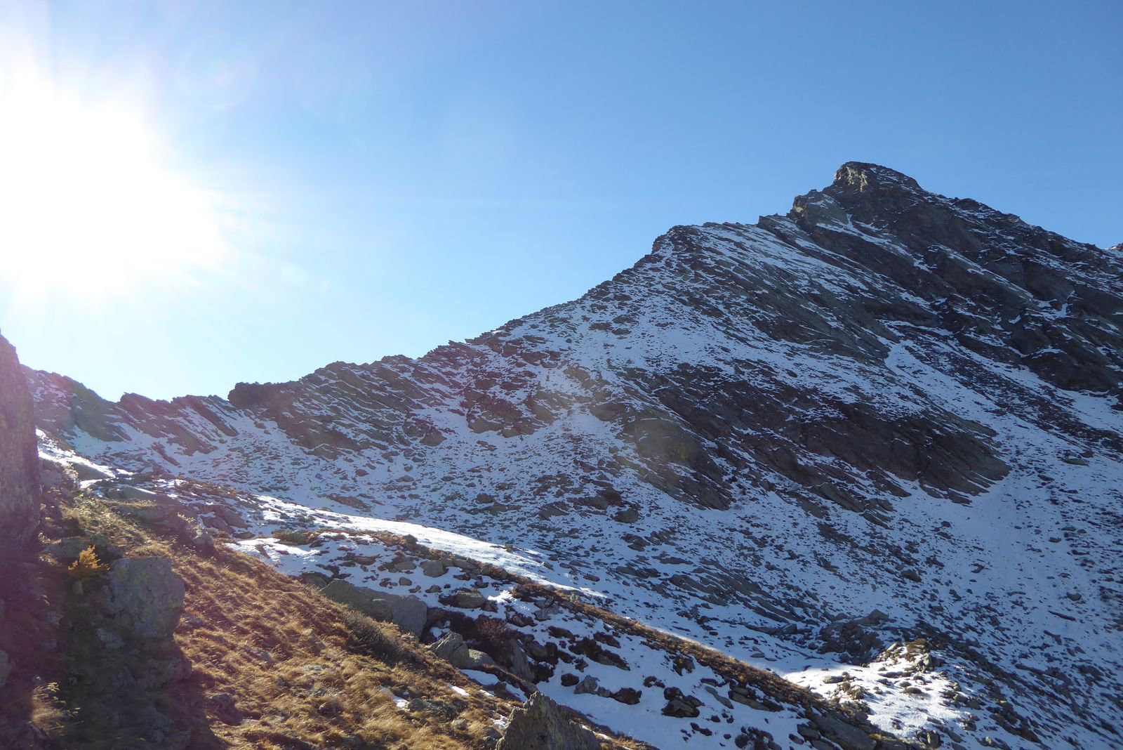 la cresta salendo al col Rousset