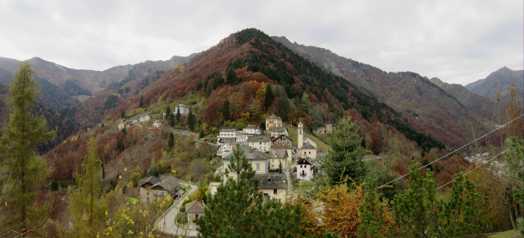 Il grazioso comune di Cervatto