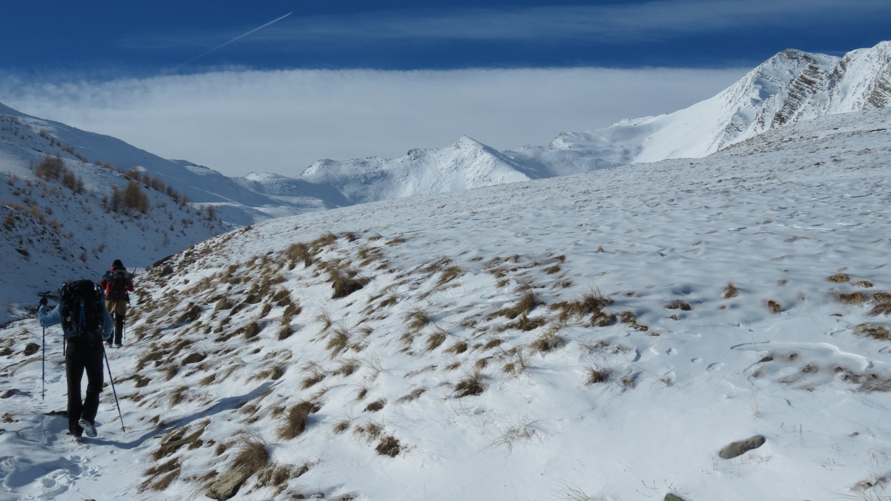 entrando nel primo tratto del Vallon de Bachasse