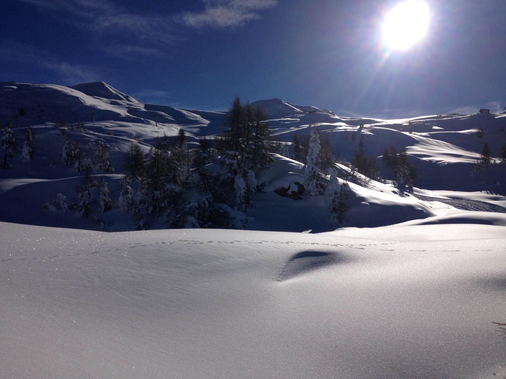La conca sotto alla cima
