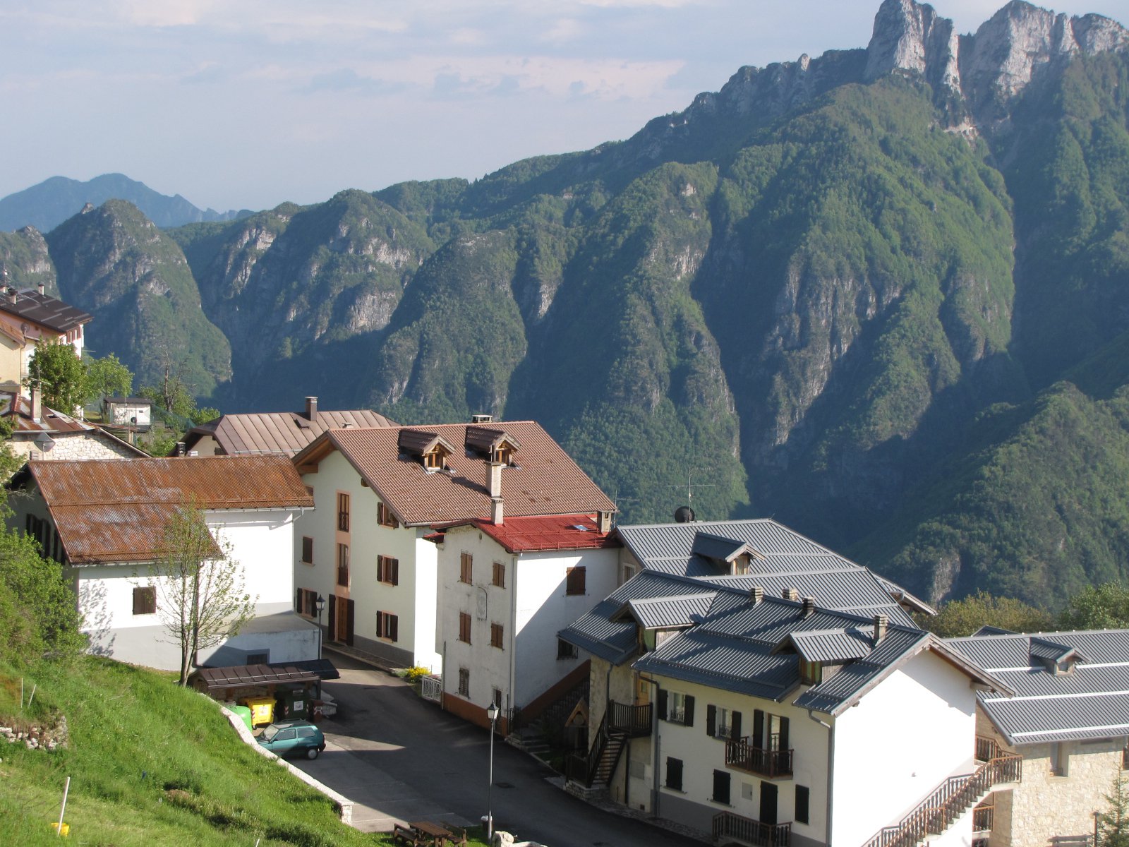 Da Luserna, veduta sulla Val d'Astico