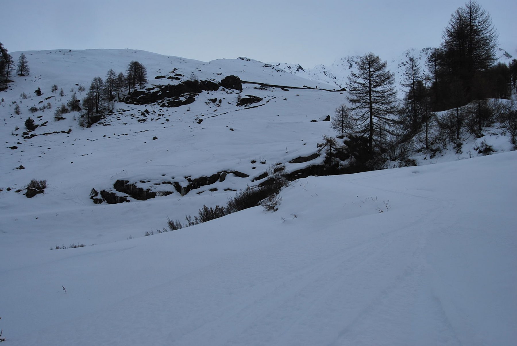 Si entra nel Vallone di Plontaz