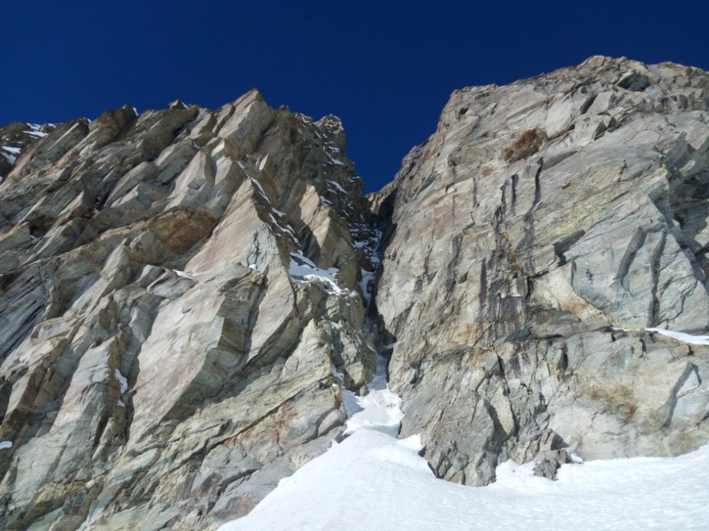 La goulotte vista di fronte