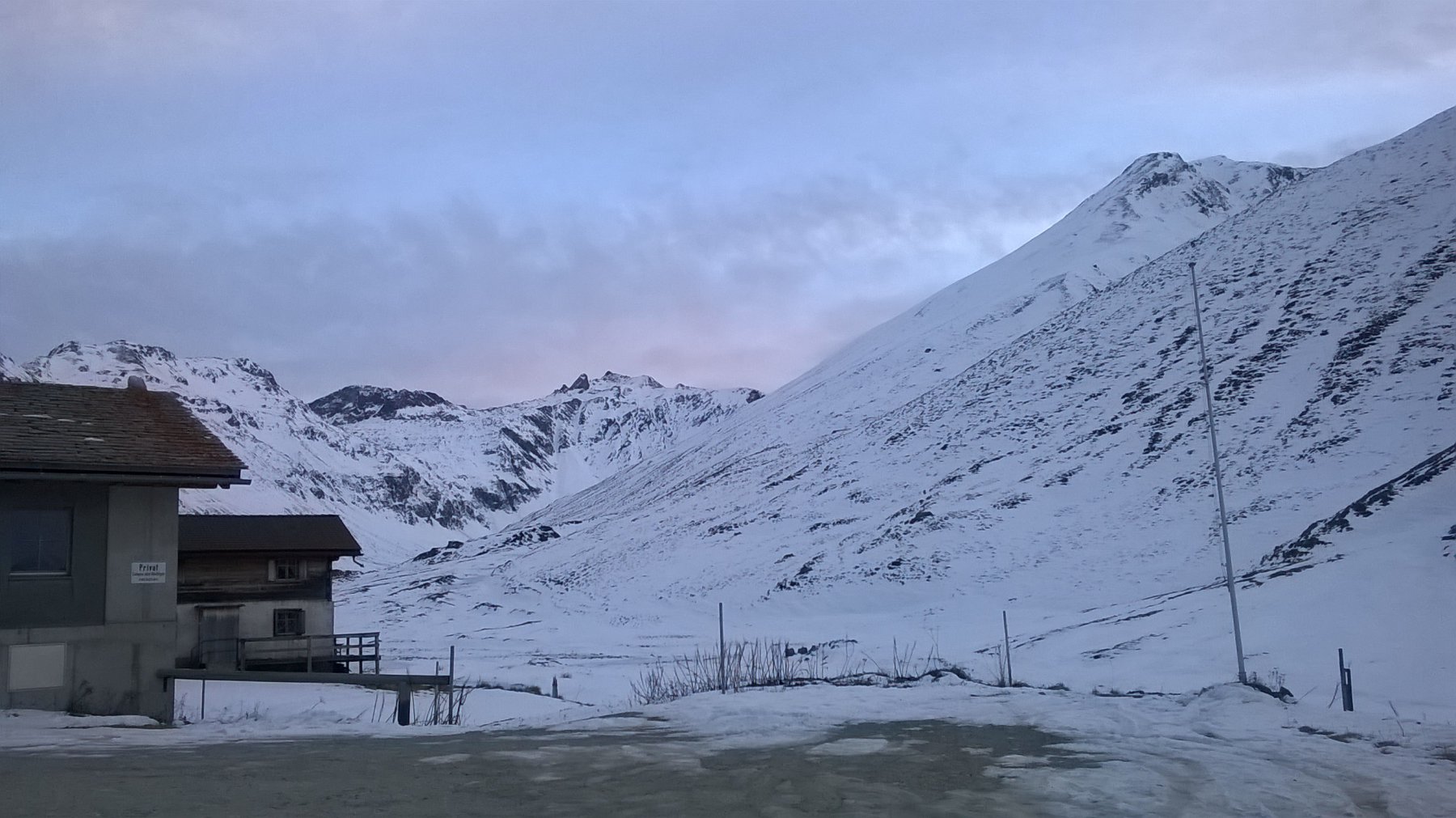 Piz Turba dal parcheggio