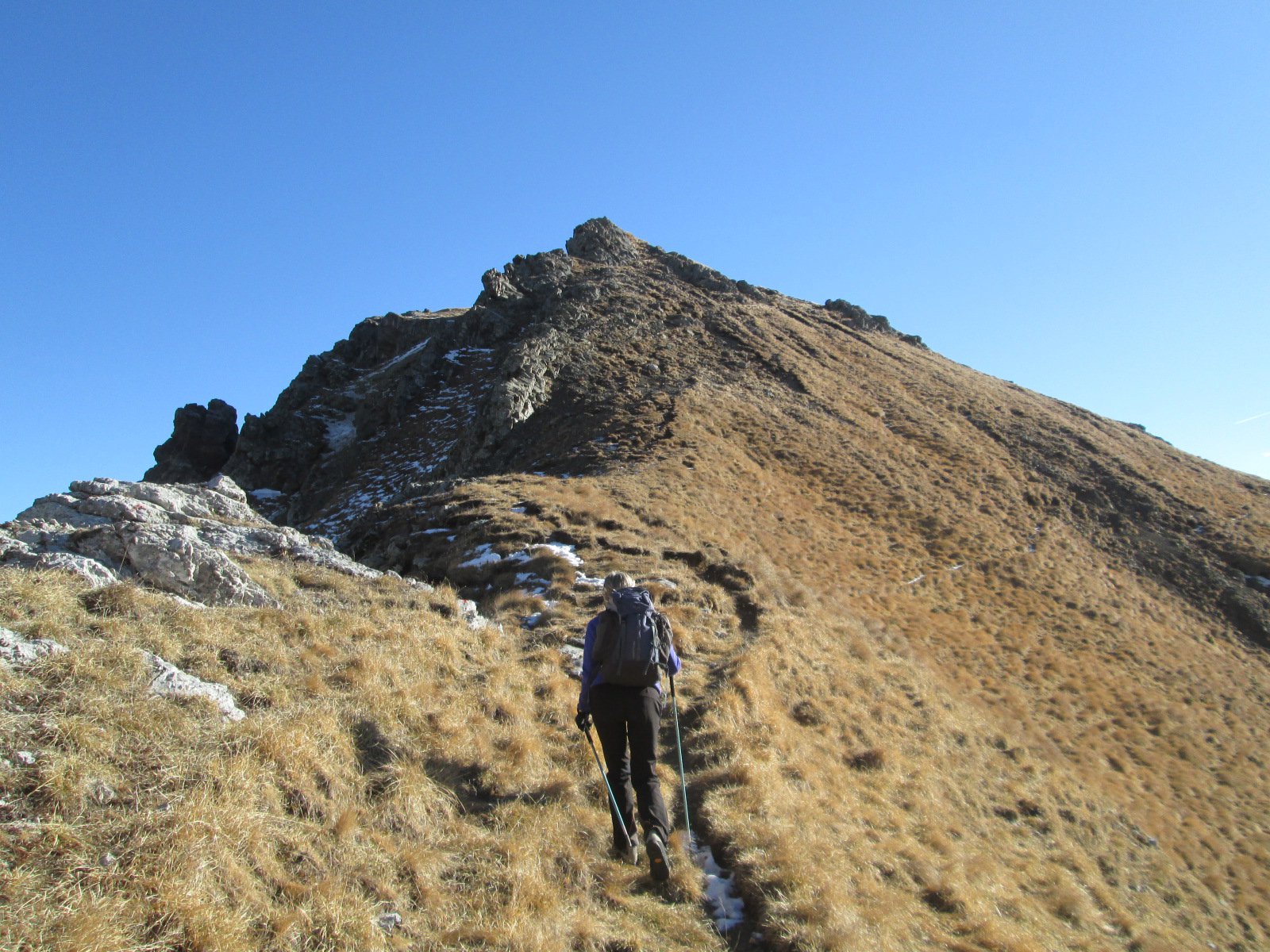 ultimo tratto per la vetta del Toac