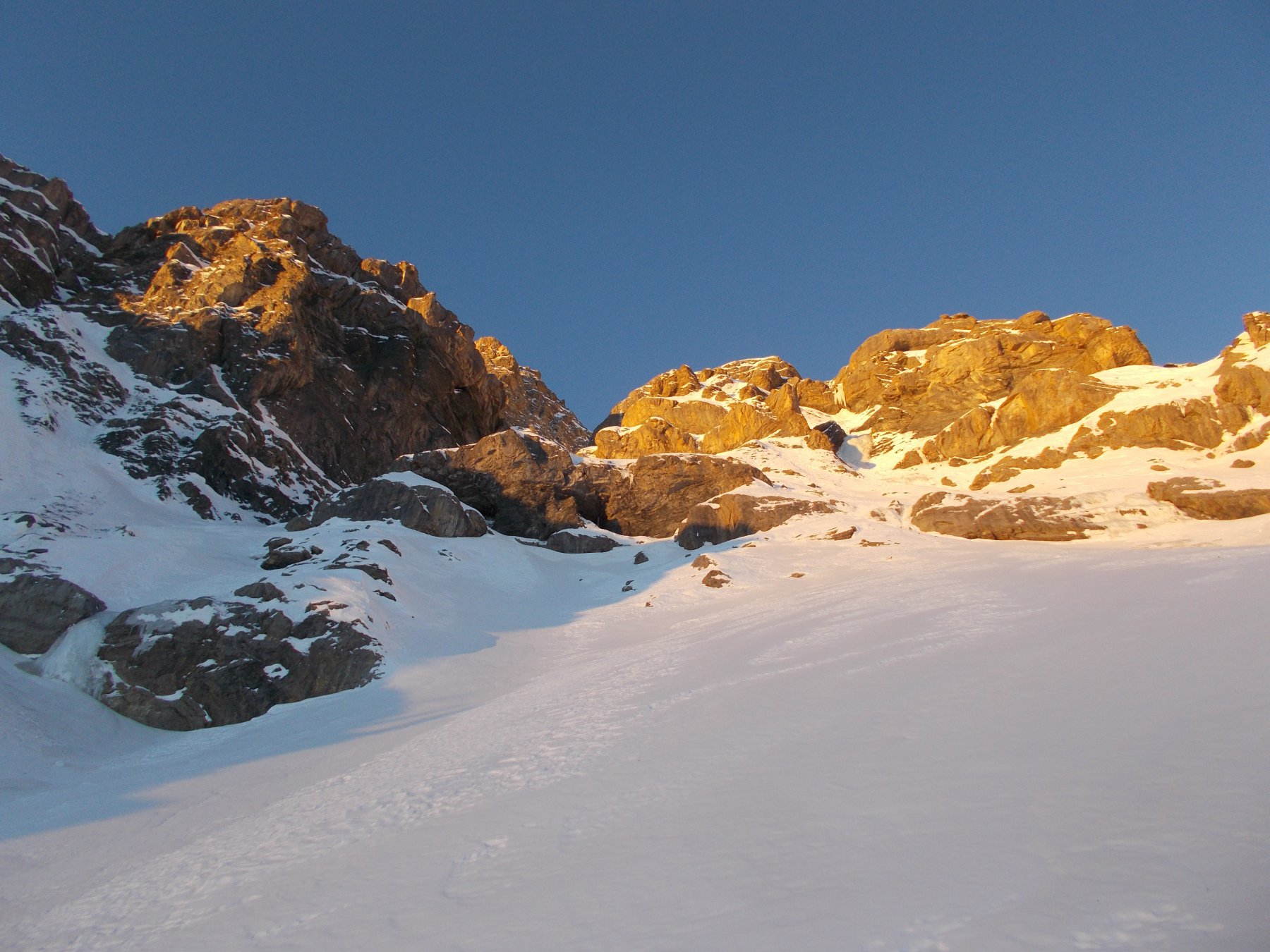 verso l'attacco del canale..