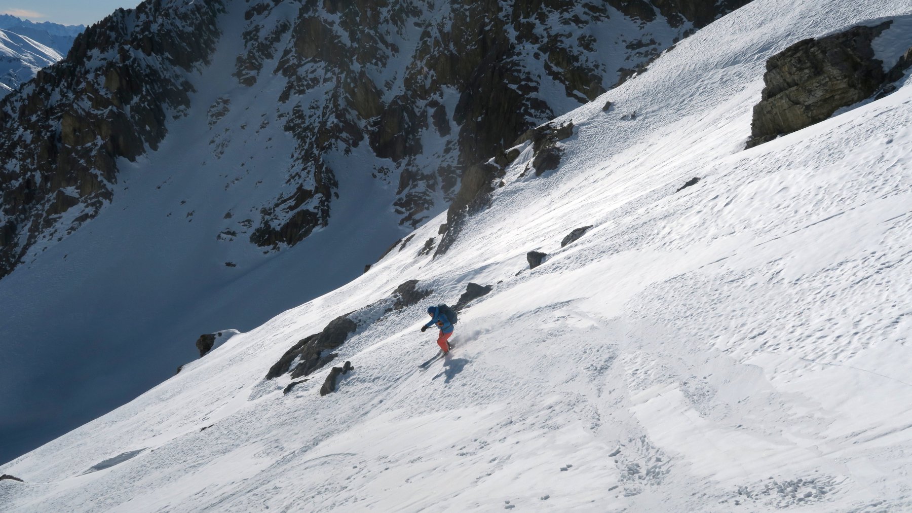 Bei Pendii anche sostenuti 