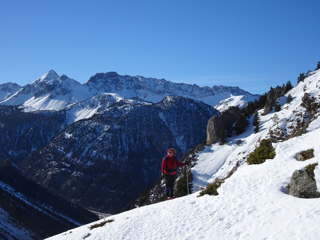 Peygus, Cretes des Granges, Fort Lauzette scendendo dalla Motte