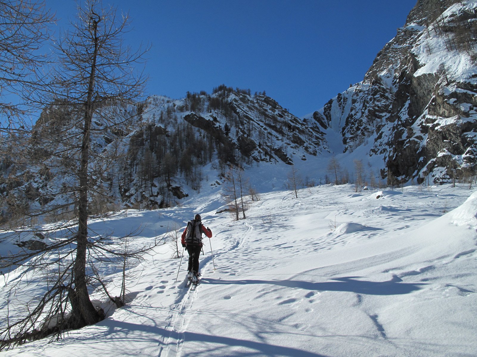 Il canale con le cascate
