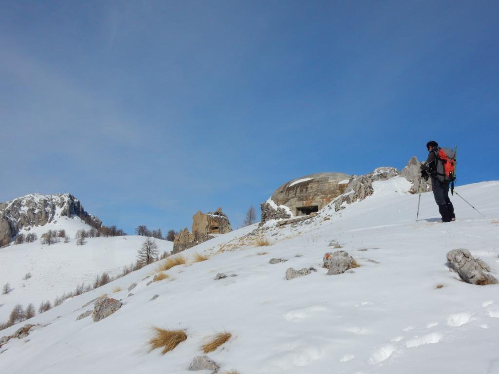 Enzo in cima alla Roca Cuna