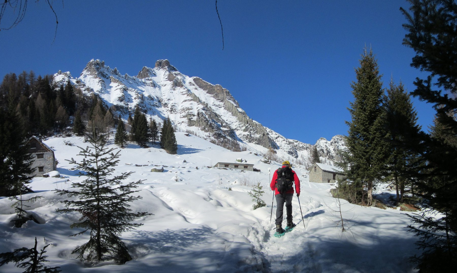 Arrivo all'Alpe Deccia Inferiore