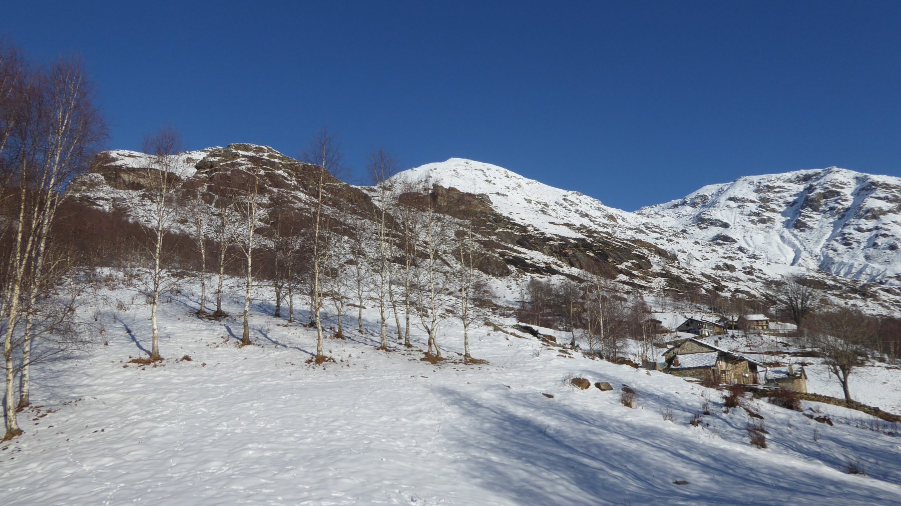 Arrivo alla baita Brusamosca