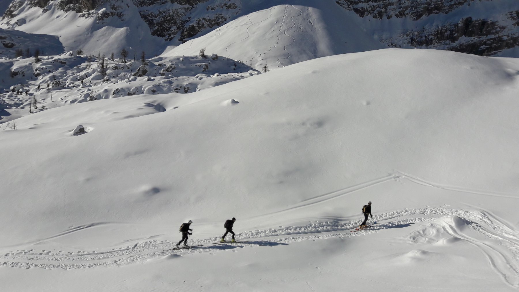 Salendo al Pizzo di Petto 