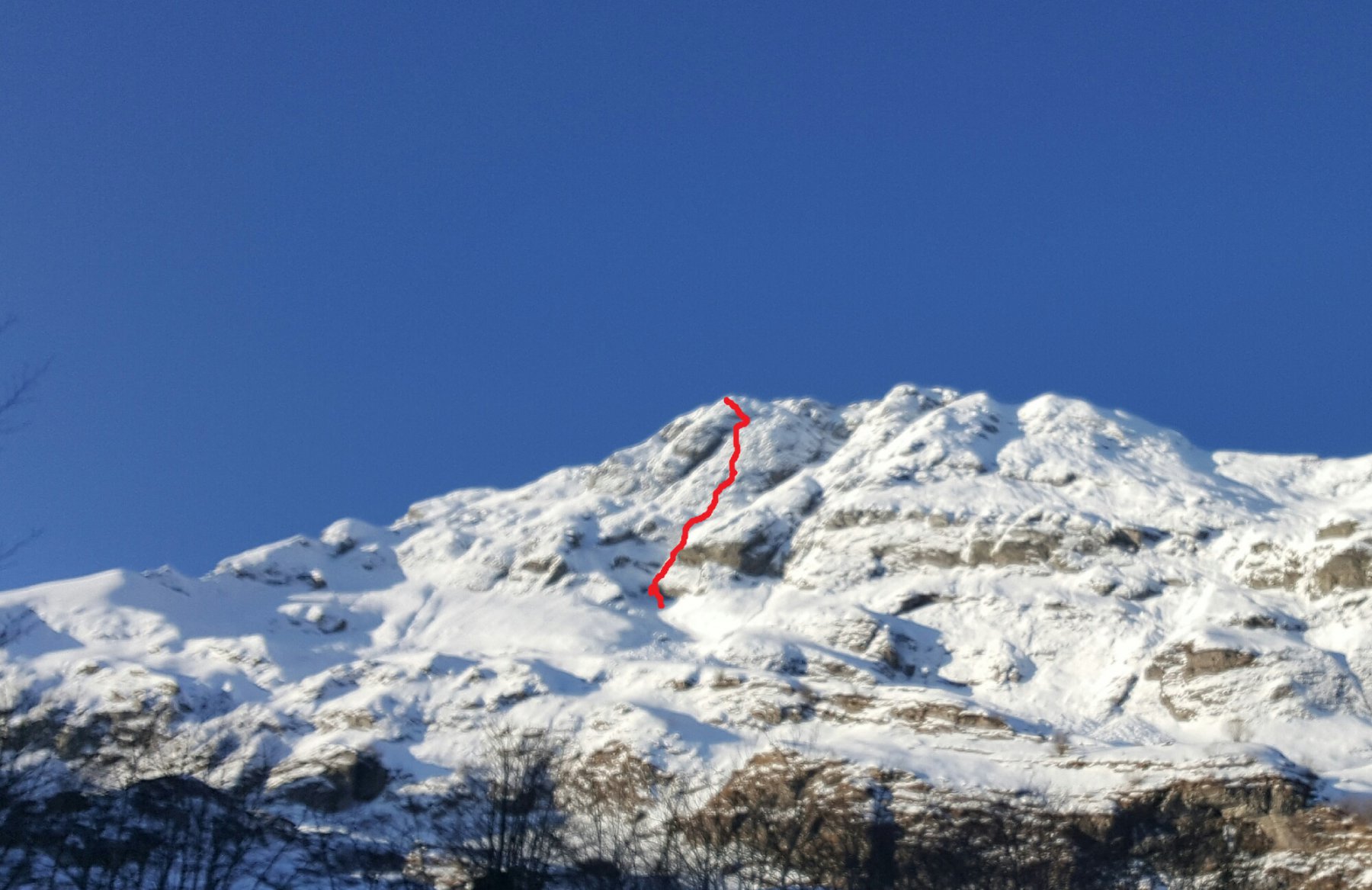 In rosso la linea Dis Manibus et Memoriae A.A.M.F.