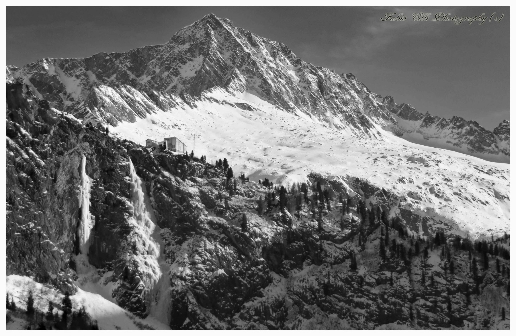 madonnina e funicolare dalla seconda diga