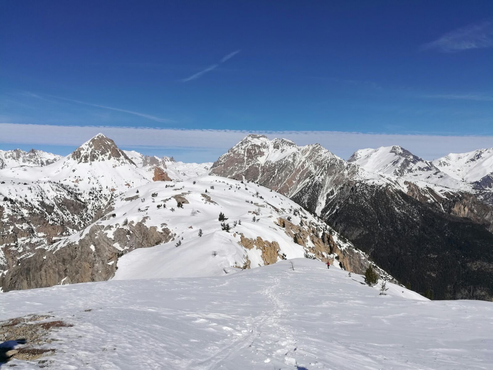 Uscita in vetta spettacolare