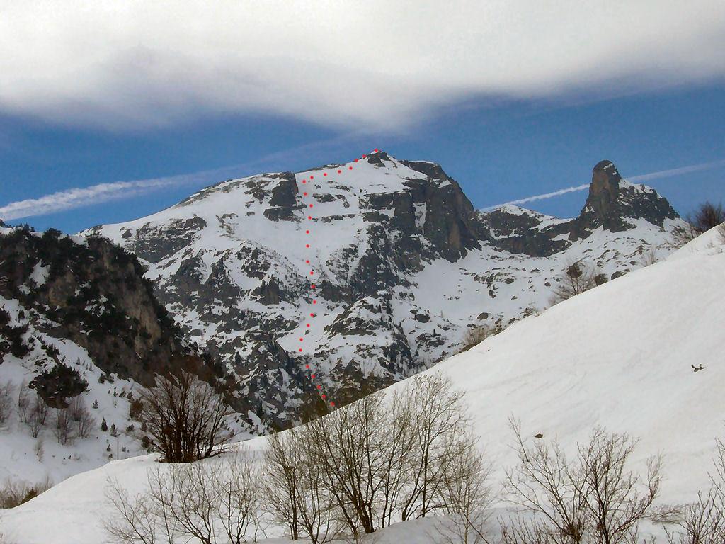 Itinerario parte medio-alta