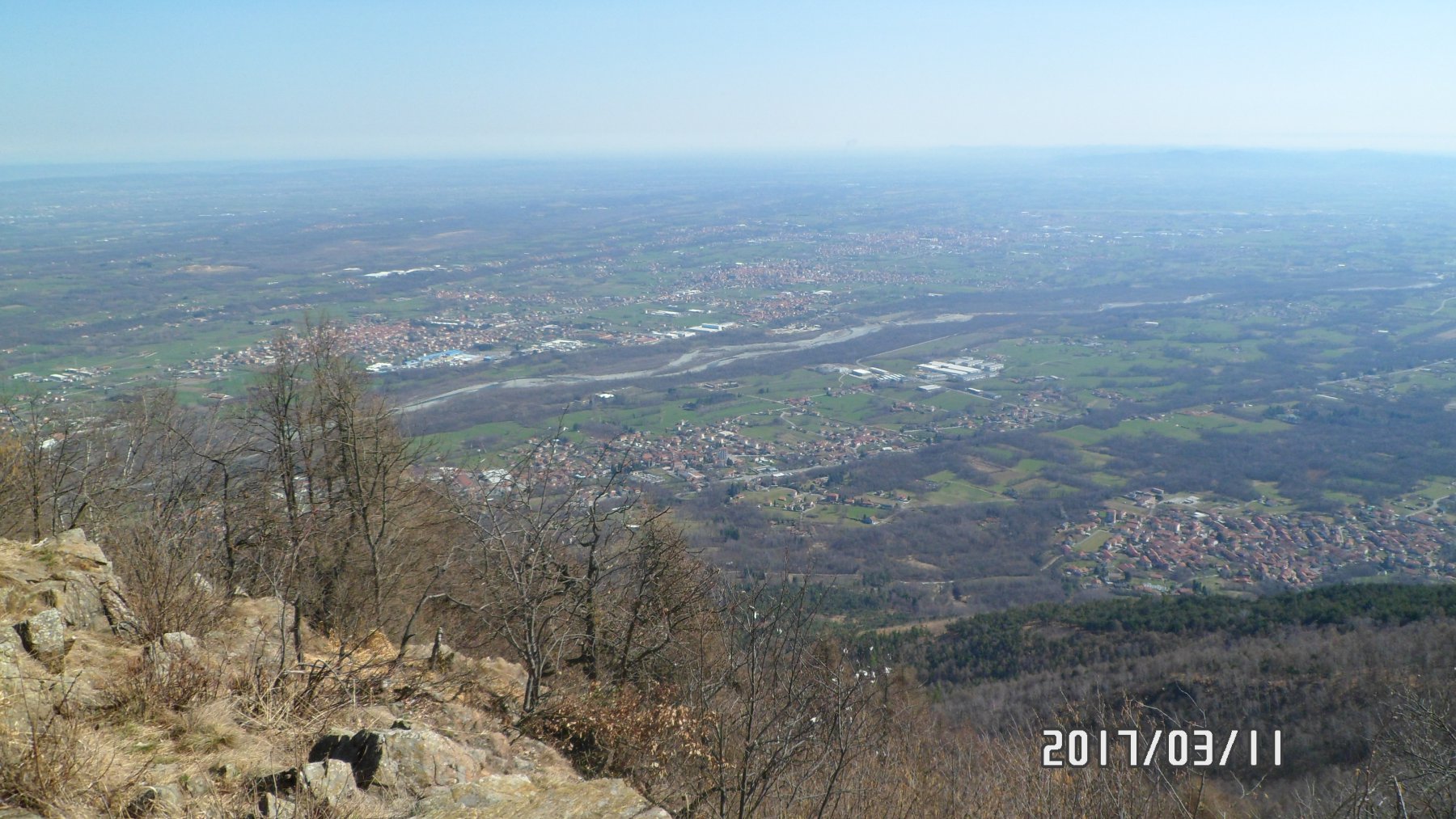 Panorama dal monte Corno