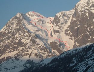 canalone di Vofrede e Mont Rous