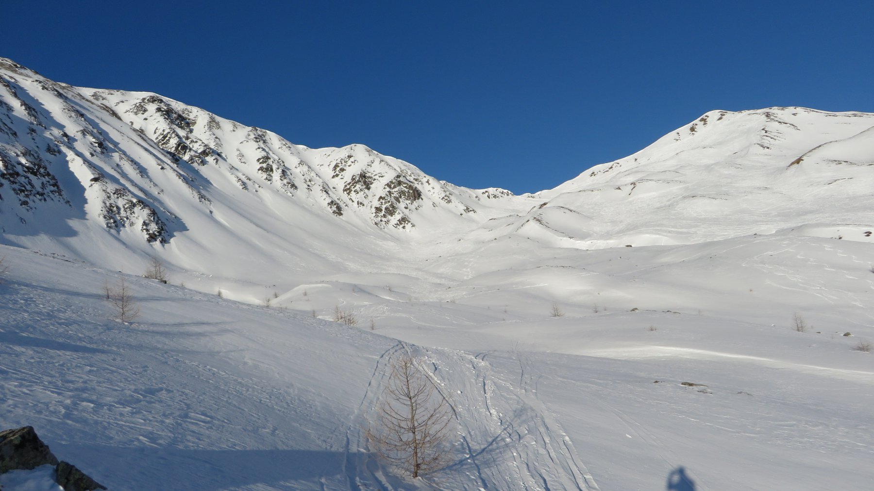 a sx Pfannhorn e a dx Gaslhorn