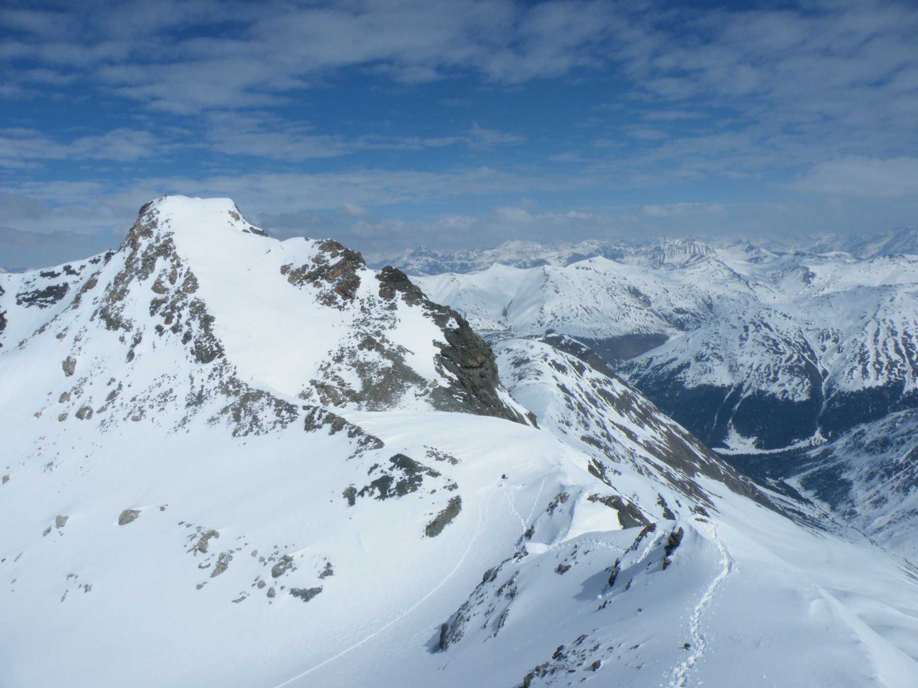 Il Piz Da Las Sterlas visto dal Piz Vadret