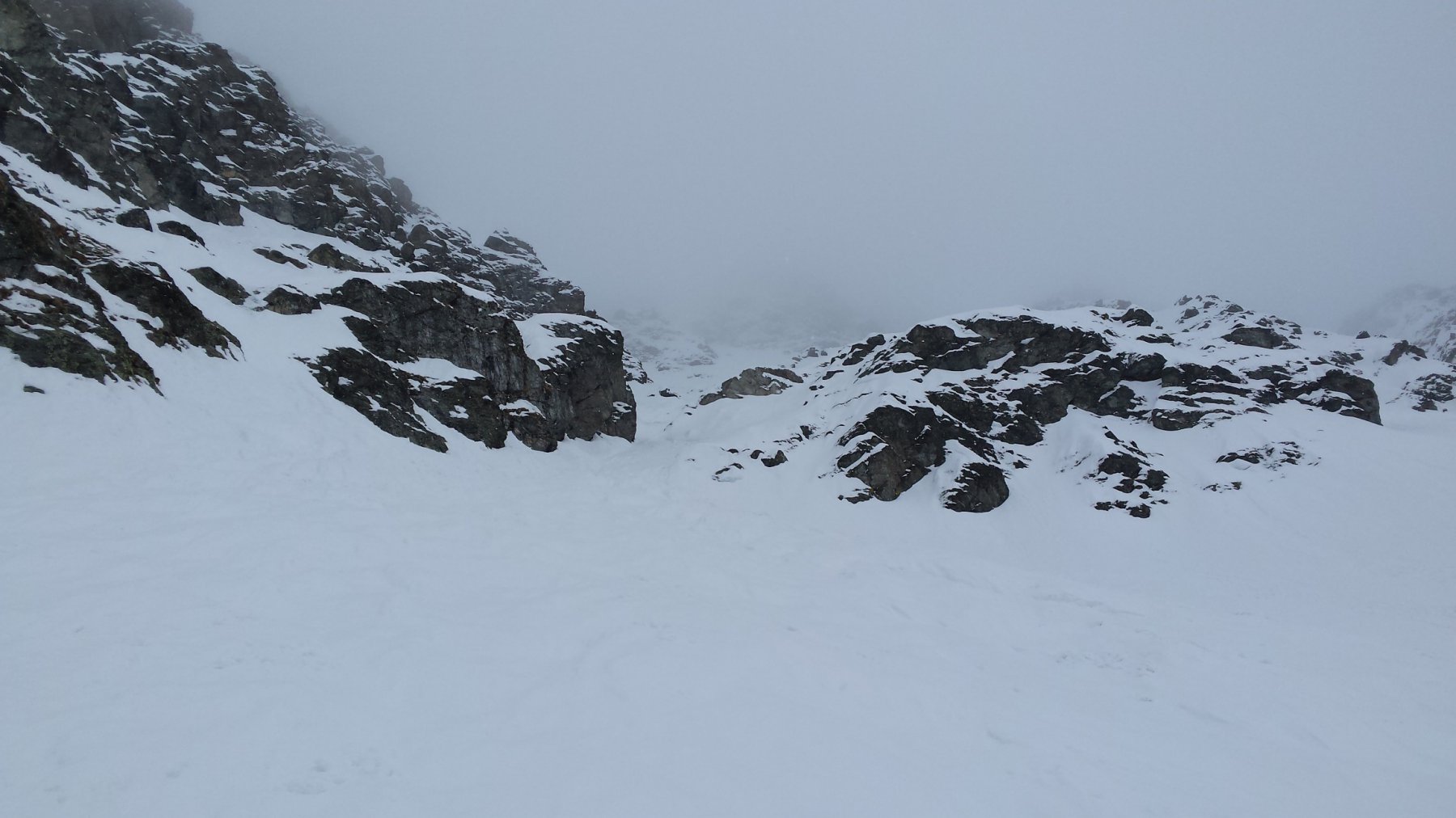 parte alta del canale che ho tentato