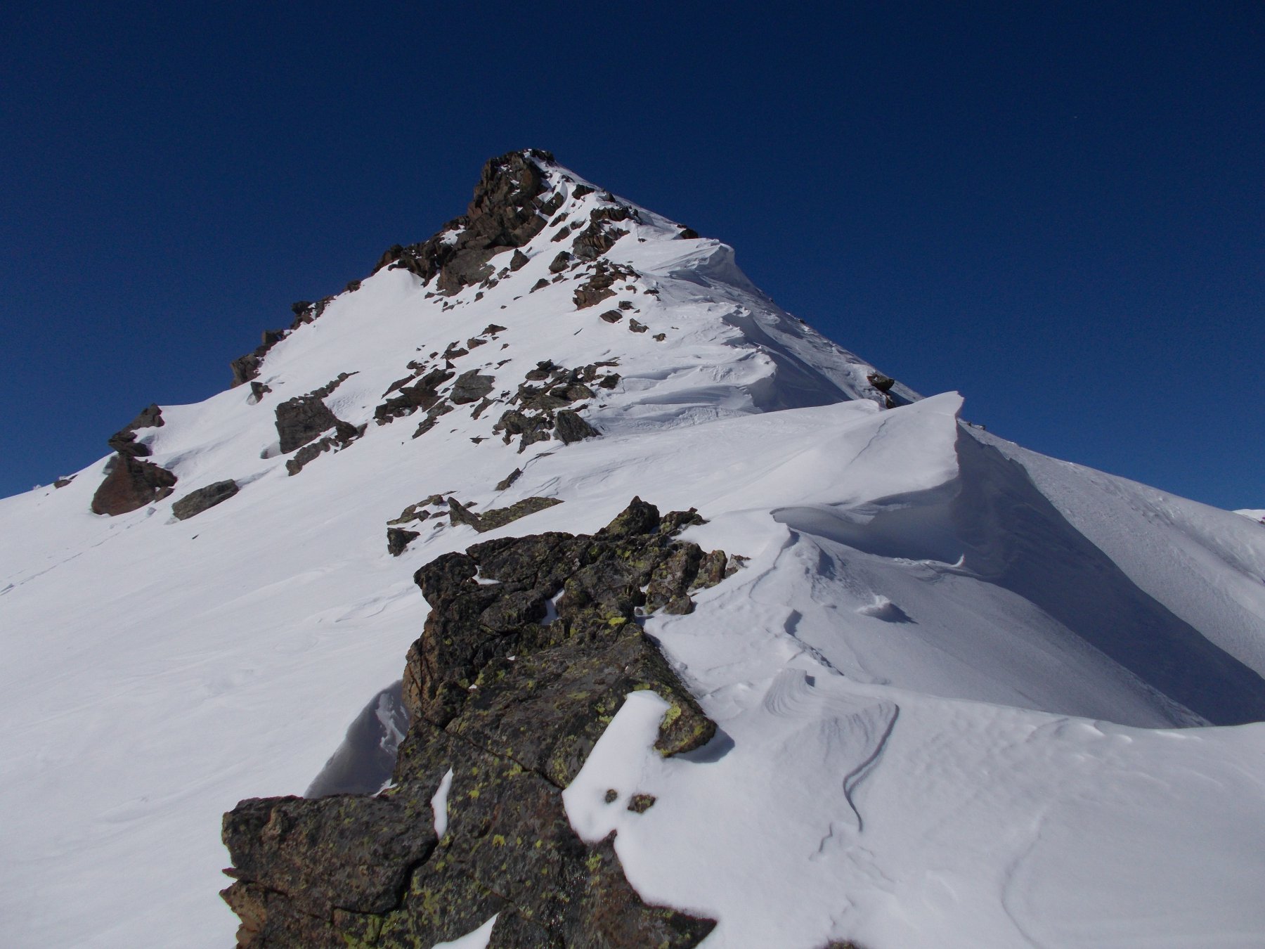 la cresta finale dal Colletto..