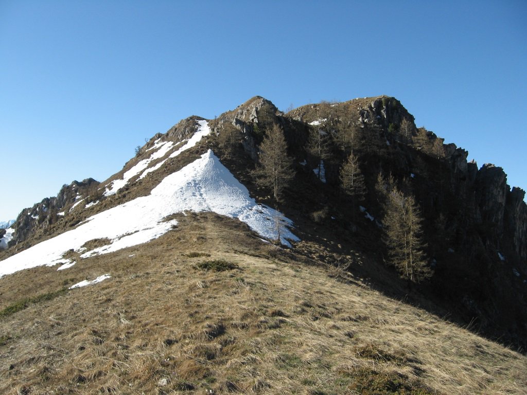 Roccia Agnelliera dal colle