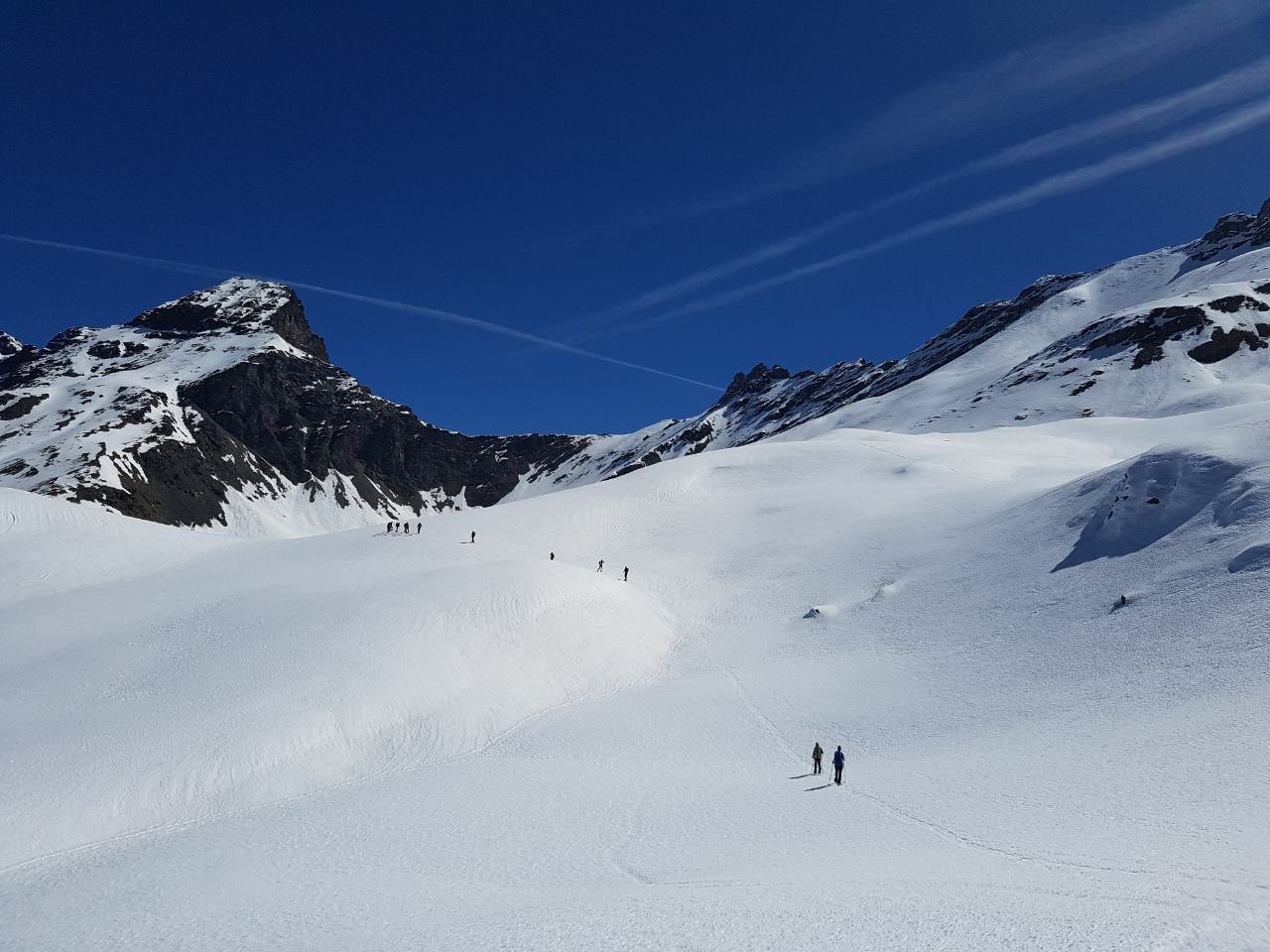 verso il colle Gollein, foto di Katia.