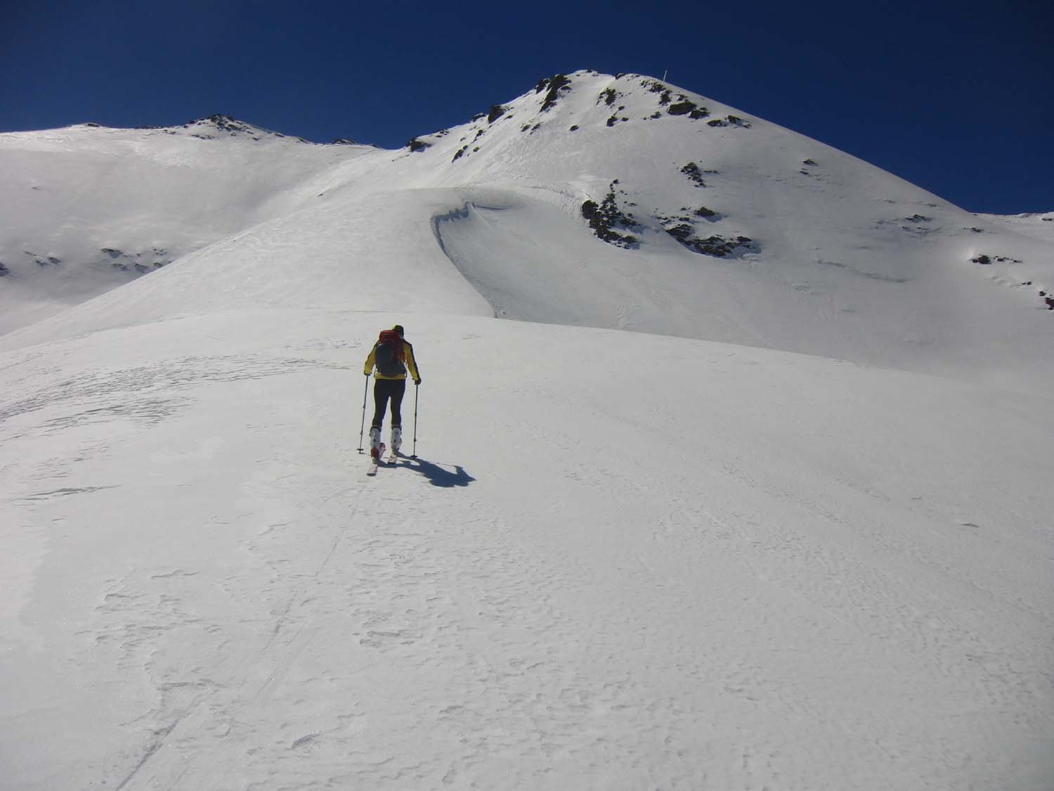 Dorsale nord verso la vetta