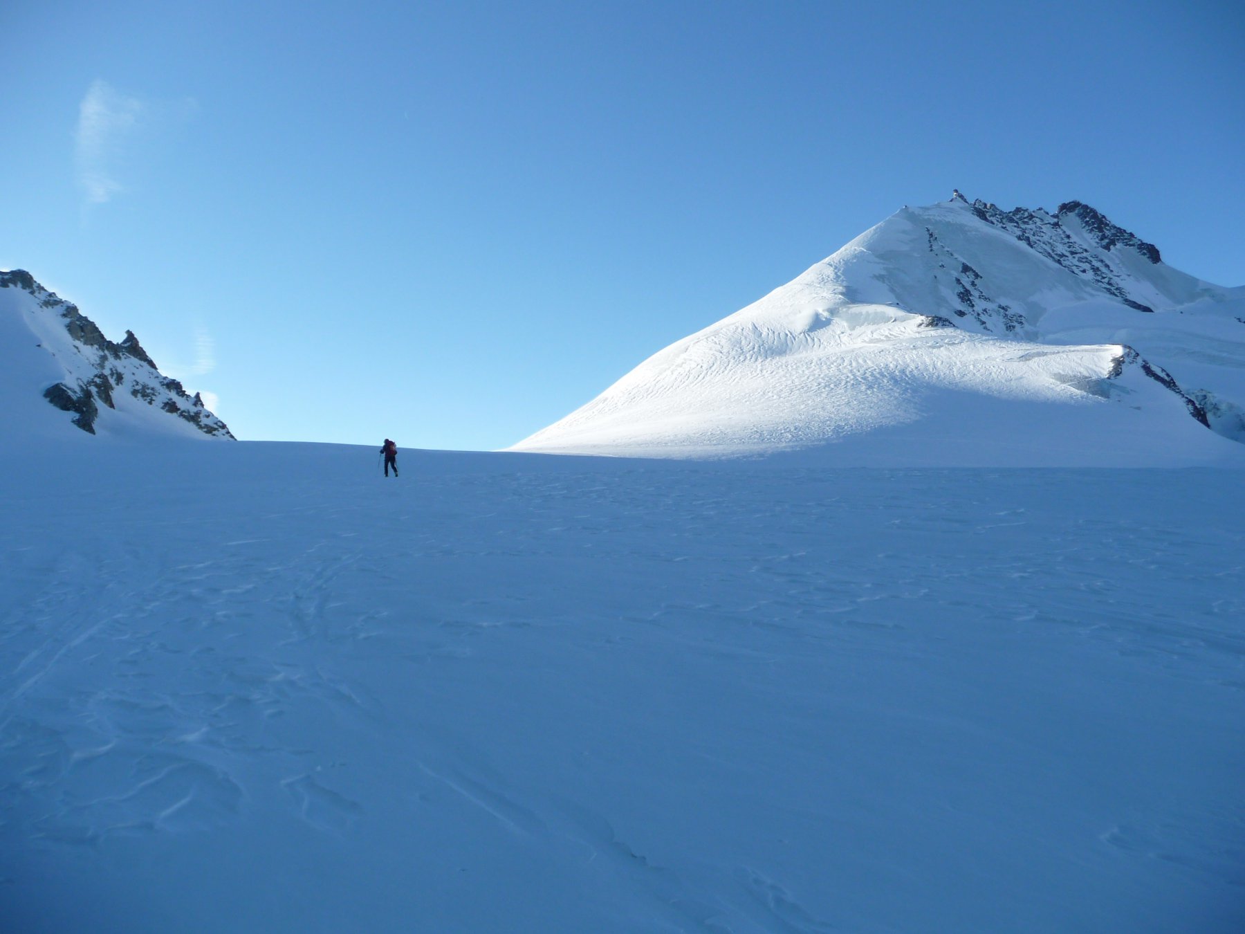 Ultimi metri prima dell'Allalinpass