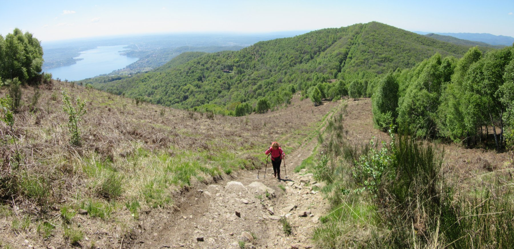Ultimo ripido tratto prima dell'arrivo al Monte Cornaggia