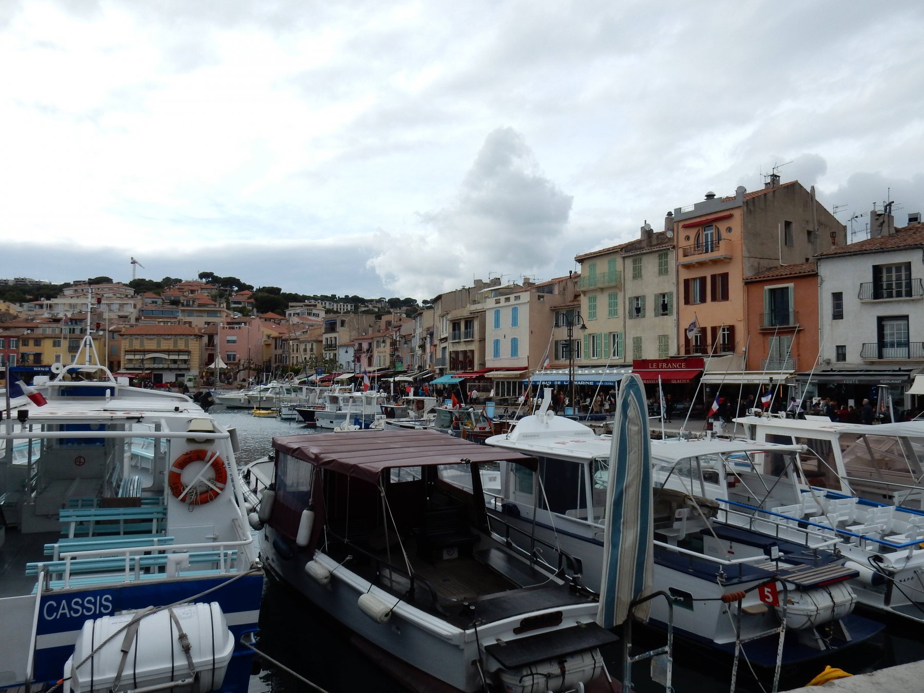 Fine della traversata a Cassis.