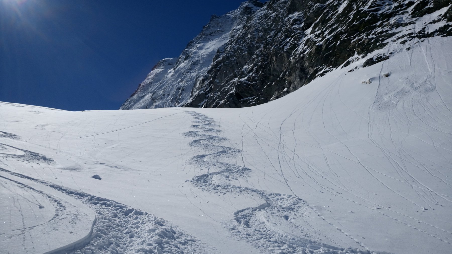 Pendii prima del traverso....